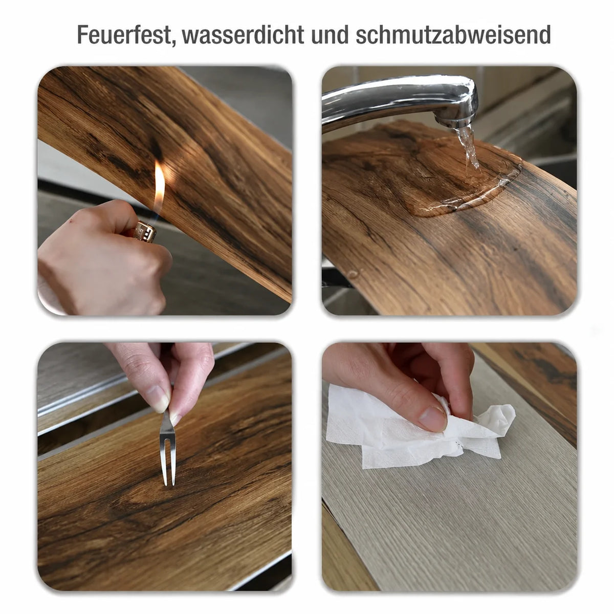 Waterproof Wood Flooring - Transform Your Space in Just 30 Minutes - (60 cm × 15 cm)