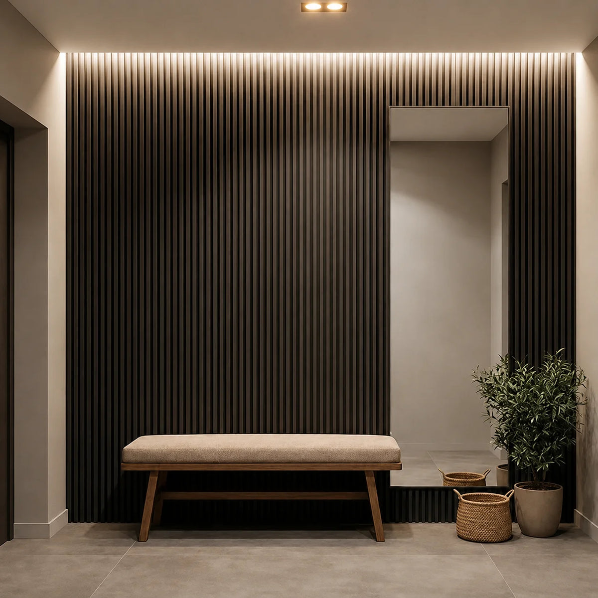 Acoustic Wood Wall Panel – Transform Your Space in Just 30 Minutes – (270 cm x 110 cm)