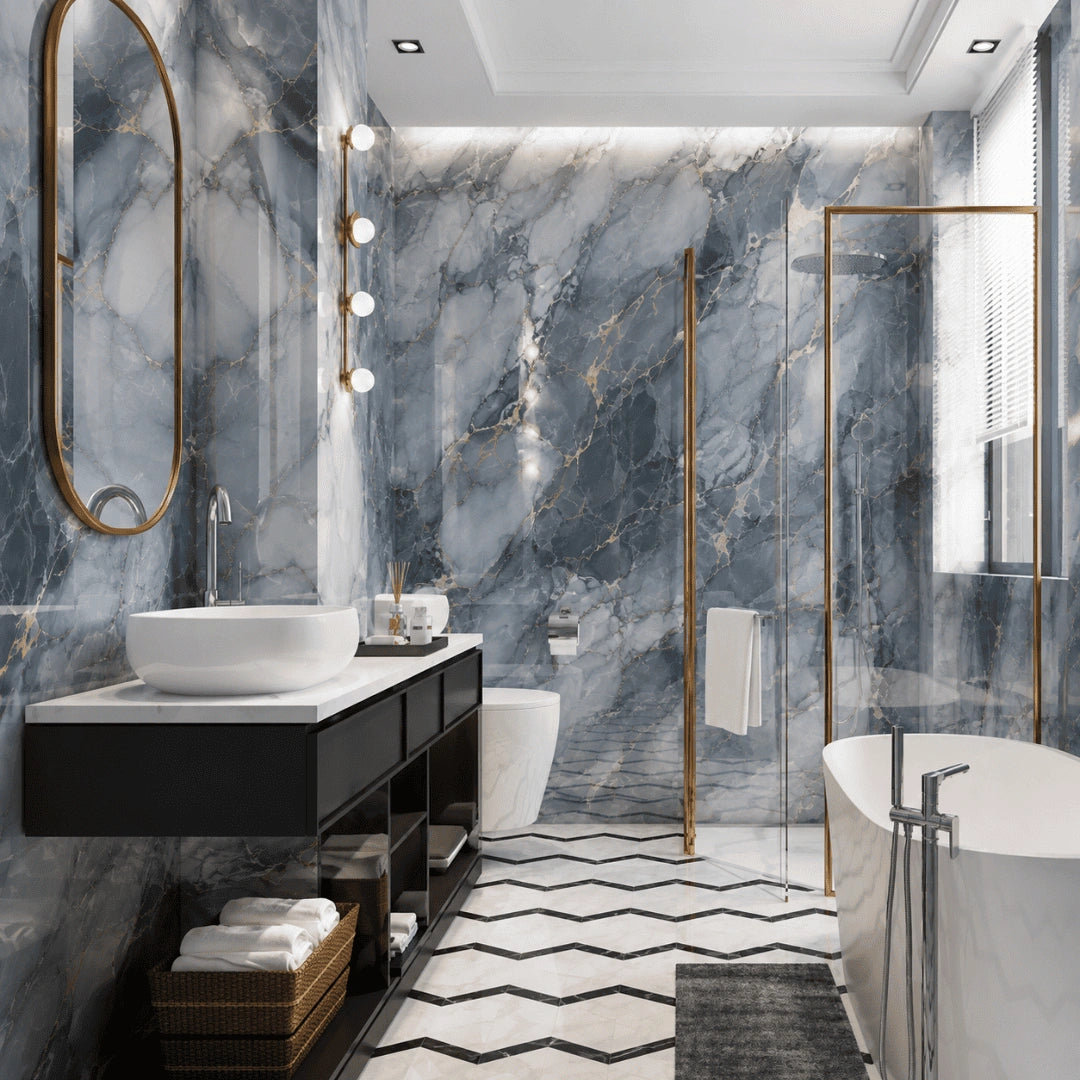 Self-Adhesive Marble Wall Panel – Transform Your Space in Just 30 Minutes – (270 cm x 110 cm)