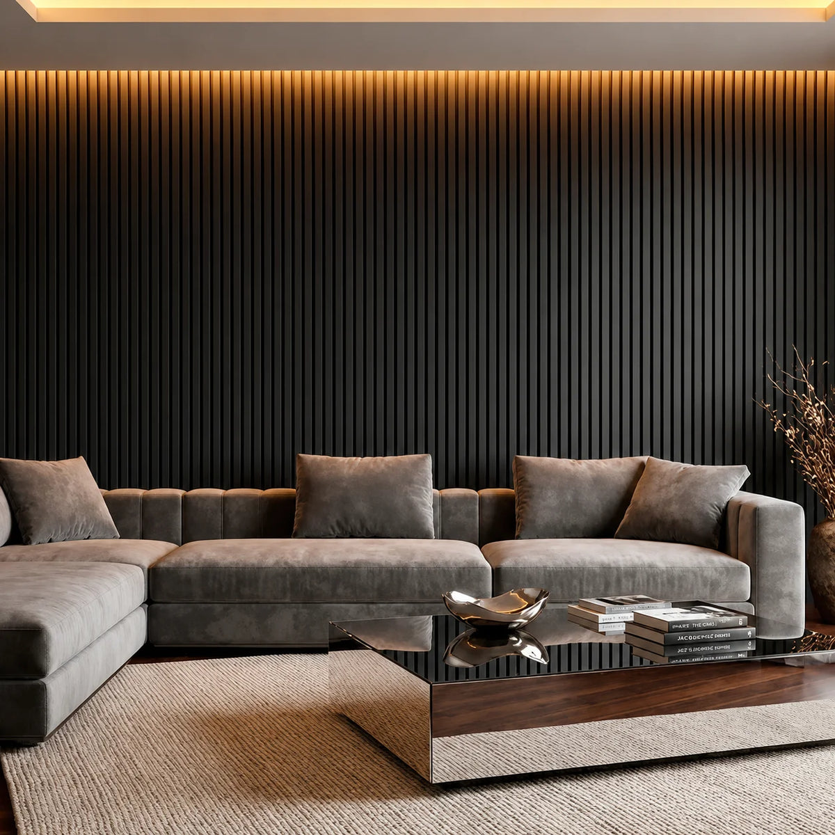Acoustic Wood Wall Panel – Transform Your Space in Just 30 Minutes – (270 cm x 110 cm)