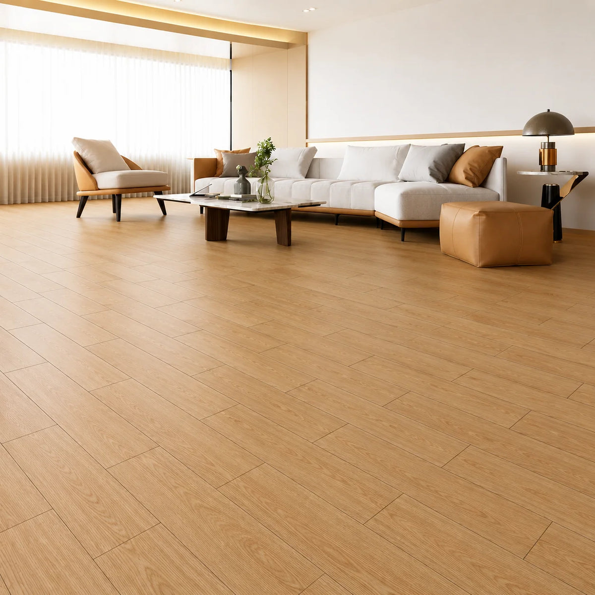 Waterproof Wood Flooring - Transform Your Space in Just 30 Minutes - (60 cm × 15 cm)
