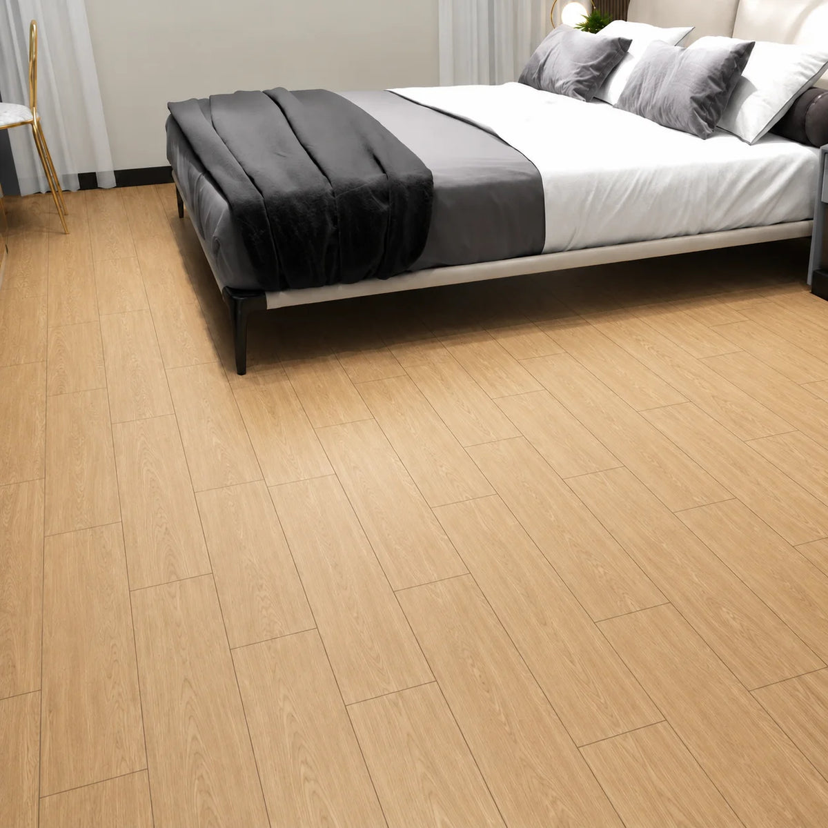 Waterproof Wood Flooring - Transform Your Space in Just 30 Minutes - (60 cm × 15 cm)
