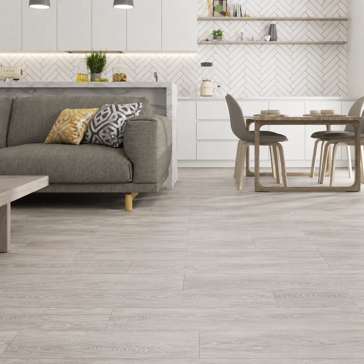 Waterproof Wood Flooring - Transform Your Space in Just 30 Minutes - (60 cm × 15 cm)