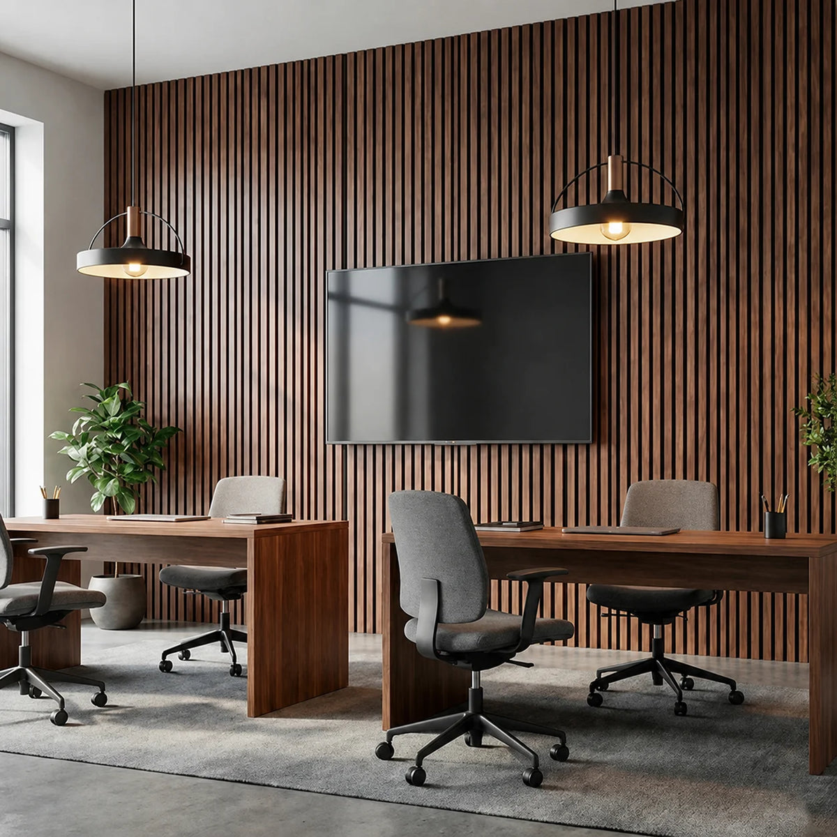 Acoustic Wood Wall Panel – Transform Your Space in Just 30 Minutes – (270 cm x 110 cm)