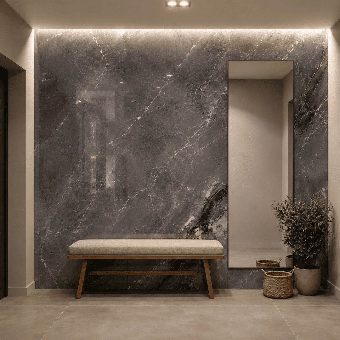 Self-Adhesive Marble Wall Panel – Transform Your Space in Just 30 Minutes – (270 cm x 110 cm)