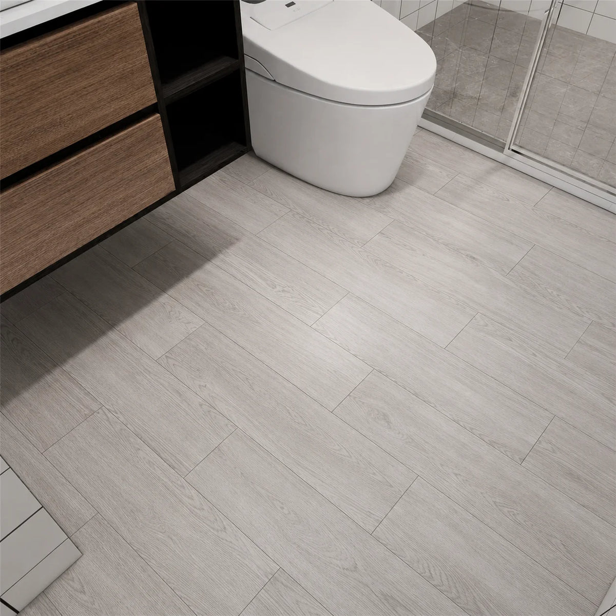 Waterproof Wood Flooring - Transform Your Space in Just 30 Minutes - (60 cm × 15 cm)