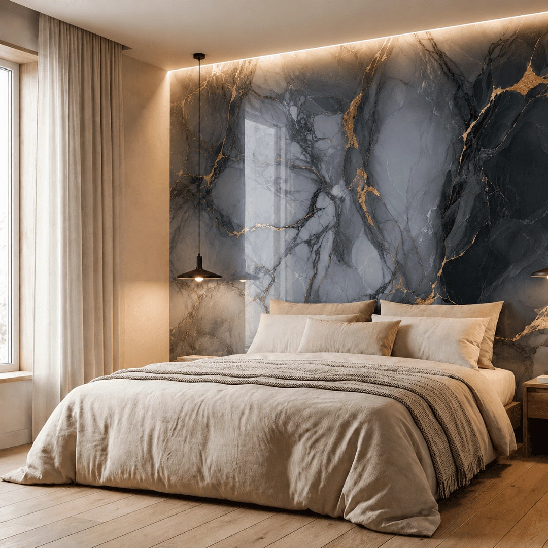 Self-Adhesive Marble Wall Panel – Transform Your Space in Just 30 Minutes – (270 cm x 110 cm)