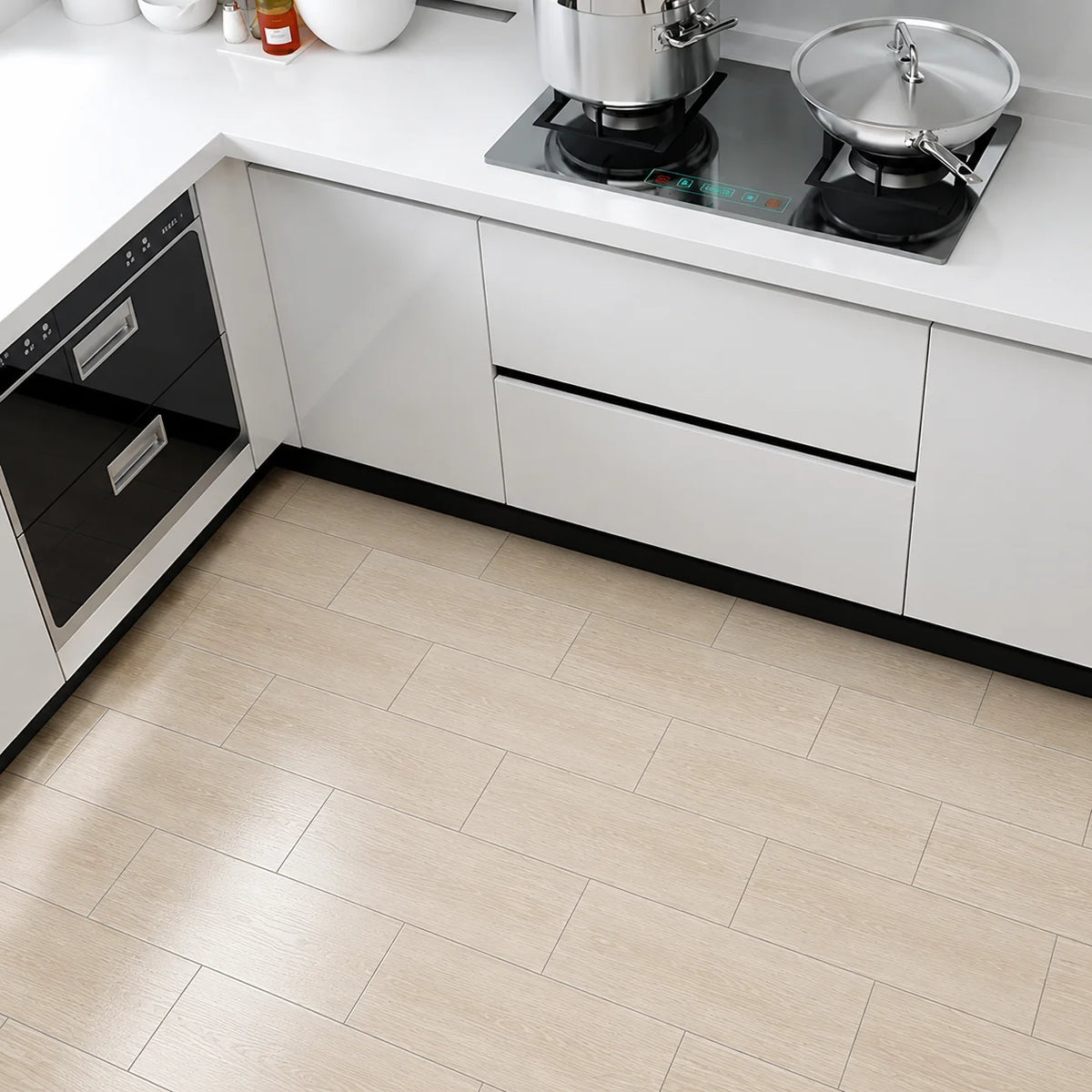 Waterproof Wood Flooring - Transform Your Space in Just 30 Minutes - (60 cm × 15 cm)